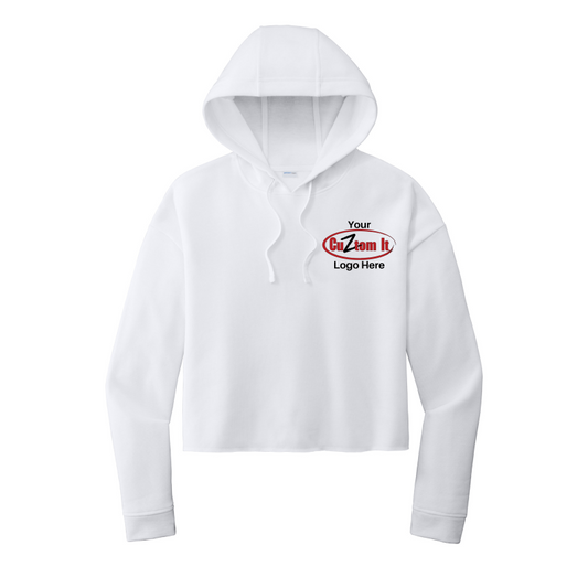 Cropped Hooded Pullover